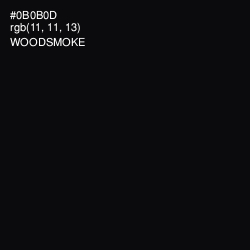 #0B0B0D - Cod Gray Color Image